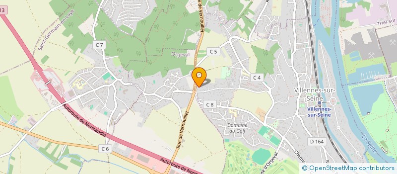 localisation de l'entreprise MONSIEUR TIAGO PEREIRA AGUIAR  VILLENNES-SUR-SEINE