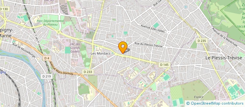 localisation de l'entreprise MONSIEUR TIAGO PEREIRA DA SILVA à CHAMPIGNY-SUR-MARNE