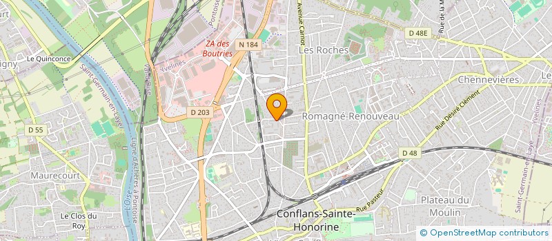 localisation de l'entreprise MONSIEUR TIAGO RANNOU  CONFLANS-SAINTE-HONORINE