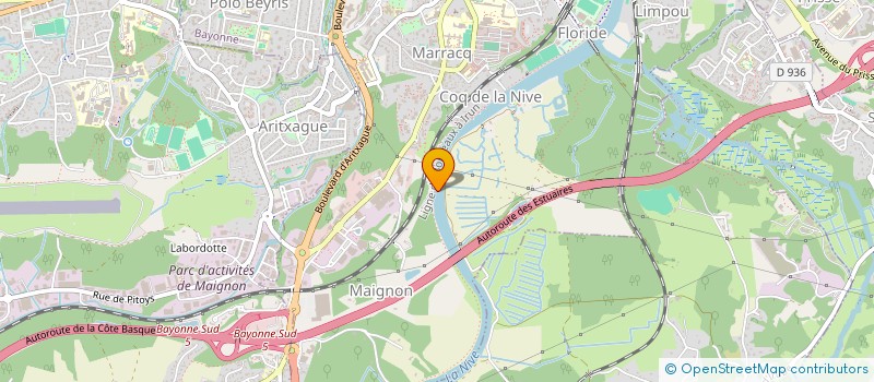 localisation de l'entreprise MONSIEUR TIAGO REBELO à BAYONNE