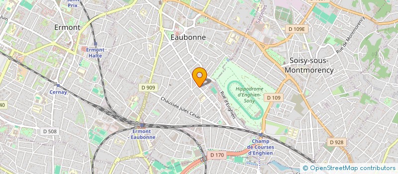 localisation de l'entreprise MONSIEUR TIAGO ROQUE à EAUBONNE