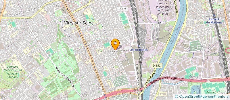localisation de l'entreprise MONSIEUR TIAGO SANTOS à VITRY-SUR-SEINE