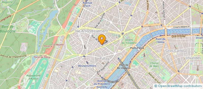 localisation de l'entreprise MONSIEUR TIAGO SCHENCK--GRELET  PARIS