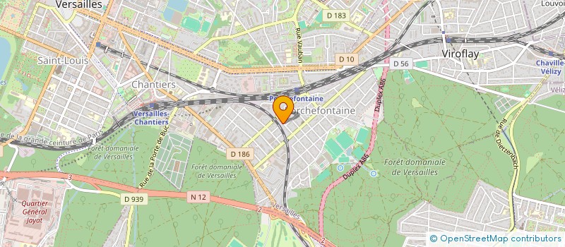 localisation de l'entreprise MONSIEUR TIAGO TEIXEIRA LOPES à VERSAILLES