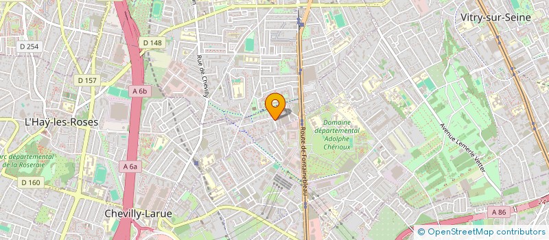 localisation de l'entreprise MONSIEUR TIANDELA FALL  L'HAY-LES-ROSES