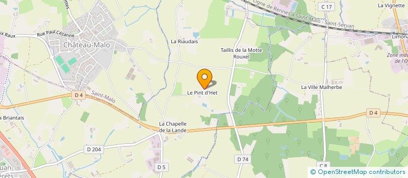 localisation de l'entreprise MONSIEUR TIANHUI CHEN à SAINT-JOUAN-DES-GUERETS