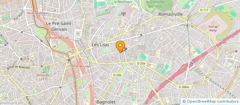 localisation de l'entreprise MONSIEUR TIAOLIN HE à BAGNOLET