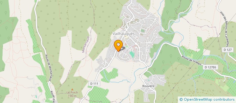 localisation de l'entreprise MONSIEUR TIBAU BENAFIGOS  VAILHAUQUES