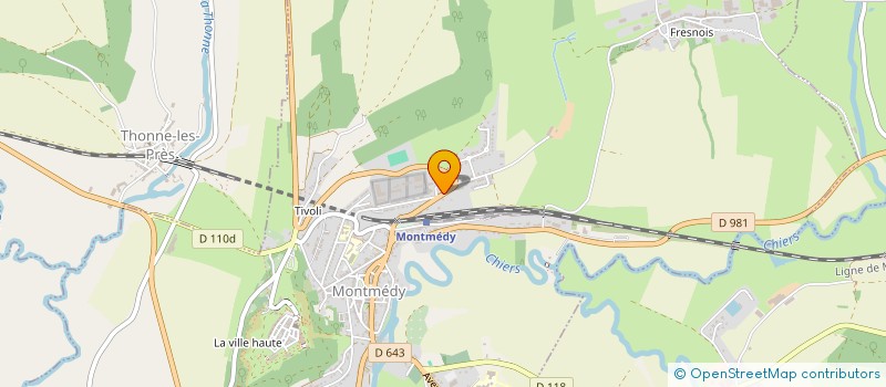 localisation de l'entreprise MONSIEUR TIBERE DI GIANNANTONIO à MONTMEDY
