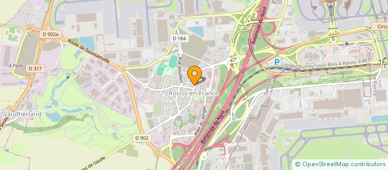 localisation de l'entreprise MONSIEUR TIBERIO COSTA DA SILVA  ROISSY-EN-FRANCE