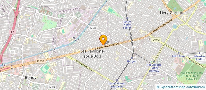 localisation de l'entreprise MONSIEUR TIBERIU CIUPALA  LES PAVILLONS-SOUS-BOIS