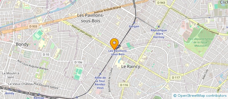 localisation de l'entreprise MONSIEUR TIBERIU VRACEAN  LES PAVILLONS-SOUS-BOIS