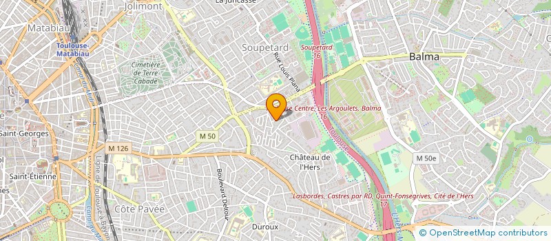 localisation de l'entreprise MONSIEUR TIBERY FEDOU à TOULOUSE