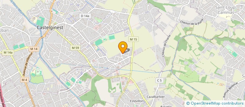 localisation de l'entreprise MONSIEUR TIBO SCLAUNICH  CASTELGINEST