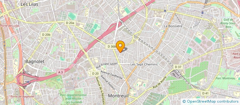 localisation de l'entreprise MONSIEUR TIBOR JABUREK à MONTREUIL