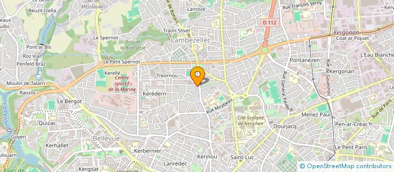 localisation de l'entreprise MONSIEUR TIBURCE AGBIDINOUKOUN  BREST