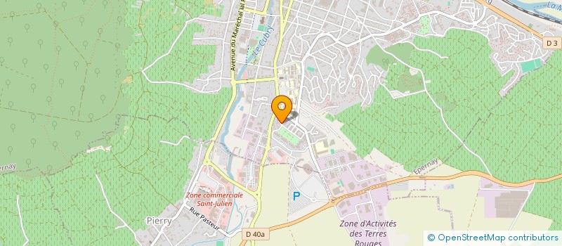 localisation de l'entreprise MONSIEUR TIBURCE GERARD  EPERNAY