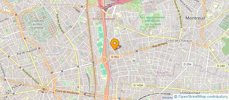 localisation de l'entreprise MONSIEUR TICO JOSSIFORT à BAGNOLET