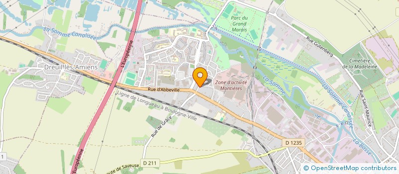 localisation de l'entreprise MONSIEUR TIDIAN BADJIAGA  AMIENS