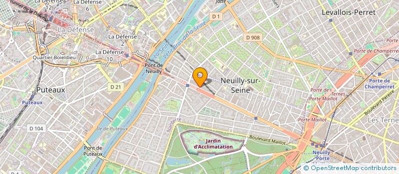 localisation de l'entreprise MONSIEUR TIDIANE BADIANE à NEUILLY-SUR-SEINE