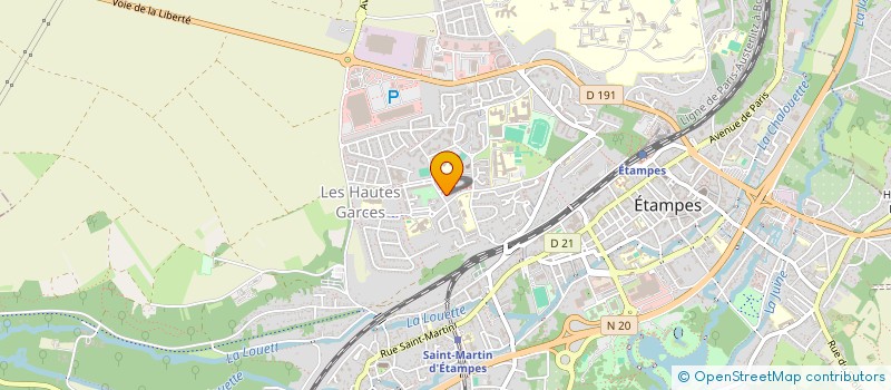 localisation de l'entreprise MONSIEUR TIDIANE CAMARA à ETAMPES