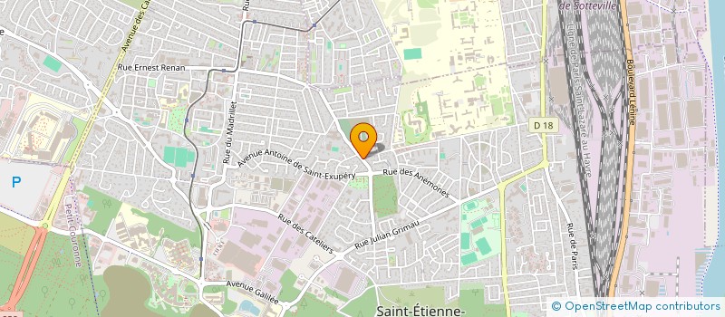 localisation de l'entreprise MONSIEUR TIDIANE HANE BENARD  SAINT-ETIENNE-DU-ROUVRAY