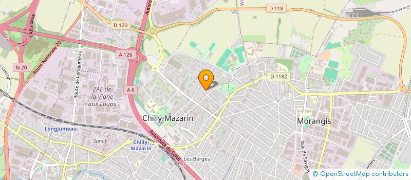 localisation de l'entreprise MONSIEUR TIDIANE MEHENNI à CHILLY-MAZARIN