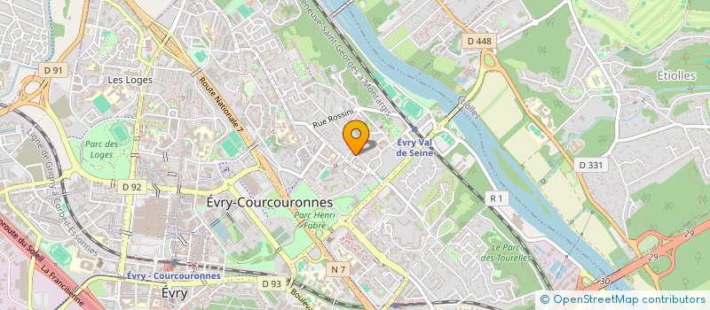 localisation de l'entreprise MONSIEUR TIDIANE SIBY  EVRY-COURCOURONNES