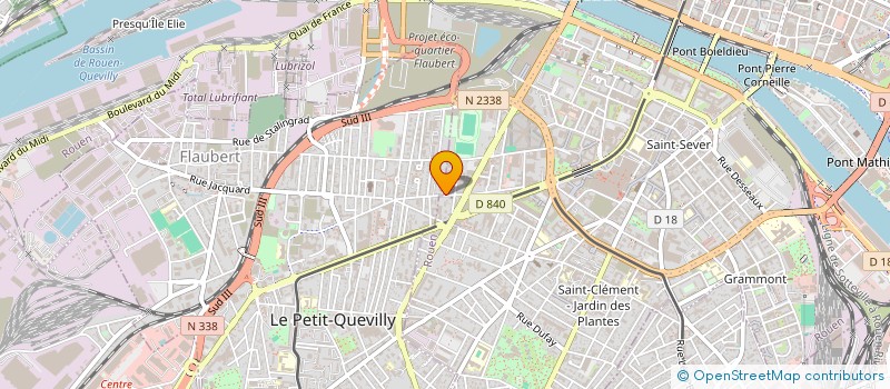 localisation de l'entreprise MONSIEUR TIDIANE TOUTAIN  ROUEN