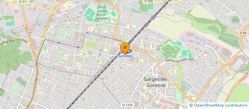 localisation de l'entreprise MONSIEUR TIDIANE TRAORE  GARGES-LES-GONESSE