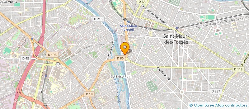 localisation de l'entreprise MONSIEUR TIDIANNI KONTE à SAINT-MAUR-DES-FOSSES