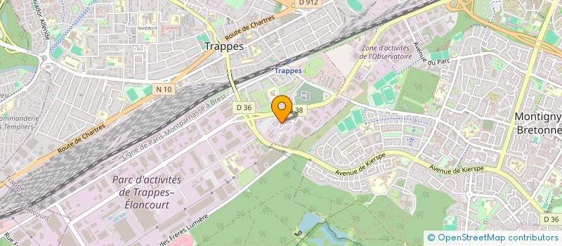 localisation de l'entreprise MONSIEUR TIEMOKO COULIBALY  TRAPPES