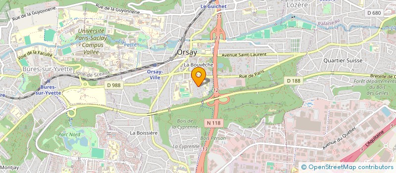 localisation de l'entreprise MONSIEUR TIEMOKO DEMBELE à ORSAY