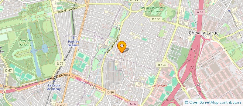 localisation de l'entreprise MONSIEUR TIEMOKO KONE  L'HAY-LES-ROSES