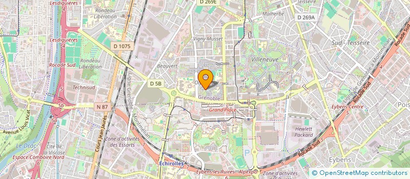 localisation de l'entreprise MONSIEUR TIEMOKO KONE  GRENOBLE