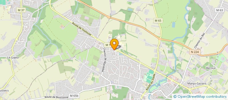 localisation de l'entreprise MONSIEUR TIEMOKO TOURE  CORNEBARRIEU