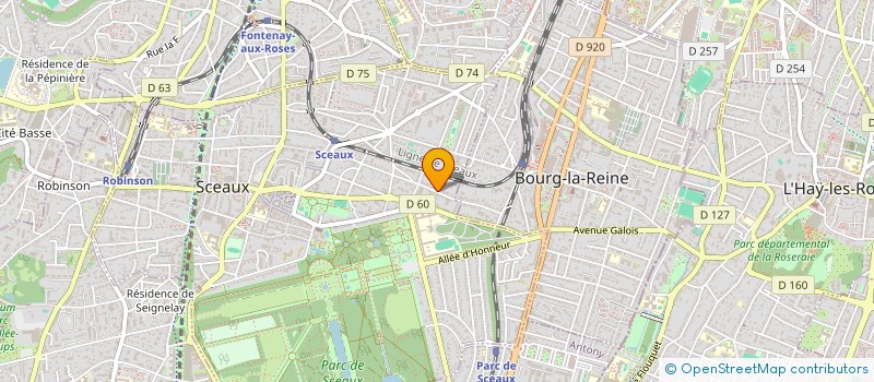 localisation de l'entreprise MONSIEUR TIEN DUNG NGUYEN à SCEAUX