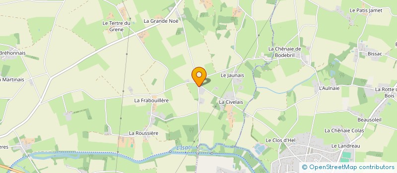 localisation de l'entreprise MONSIEUR TIENSO LANGLOIS  BLAIN