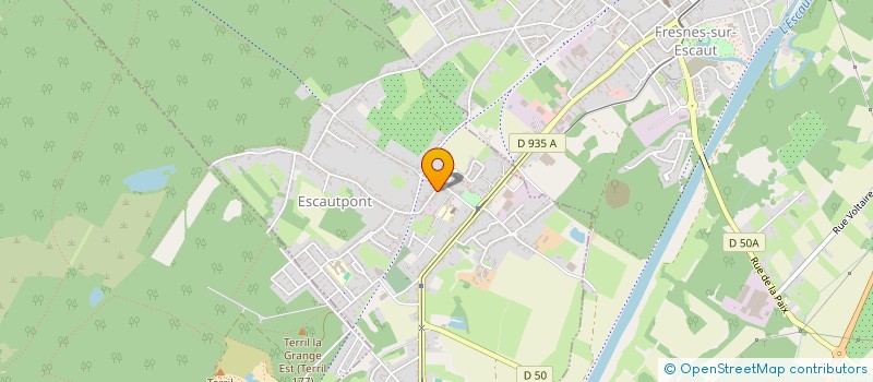 localisation de l'entreprise MONSIEUR TIEPHAINE GRUN  ESCAUTPONT