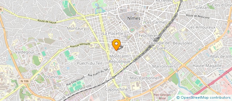 localisation de l'entreprise MONSIEUR TIERY-JUNIOR MOLITOR  NIMES