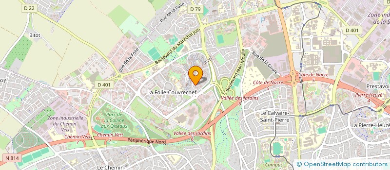 localisation de l'entreprise MONSIEUR TIESAY DESHAYES à CAEN