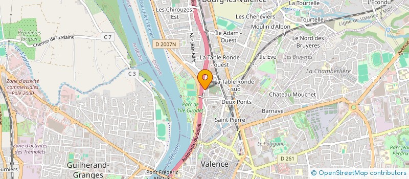 localisation de l'entreprise MONSIEUR TIEU-NHY HOANG  BOURG-LES-VALENCE