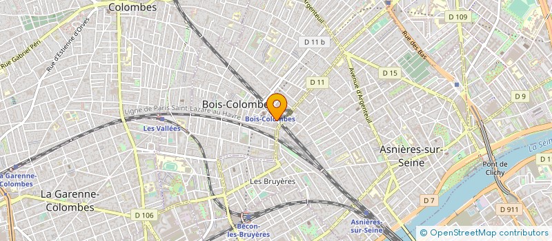 localisation de l'entreprise MONSIEUR TIGANA WATO  BOIS-COLOMBES