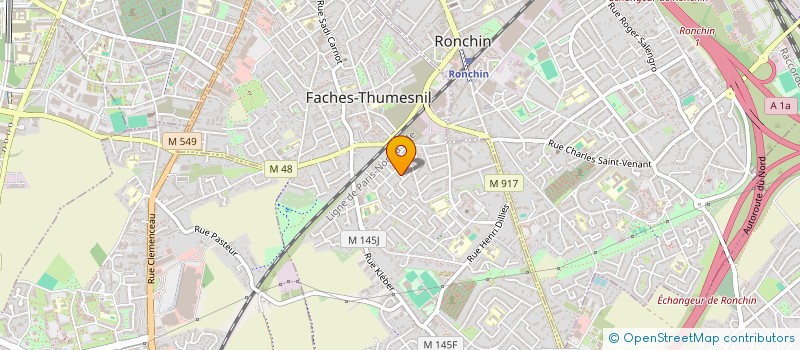 localisation de l'entreprise MONSIEUR TIGRAN BALABEKIAN  FACHES-THUMESNIL