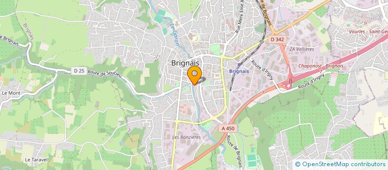 localisation de l'entreprise MONSIEUR TIGRAN YEGIAZARIAN  BRIGNAIS