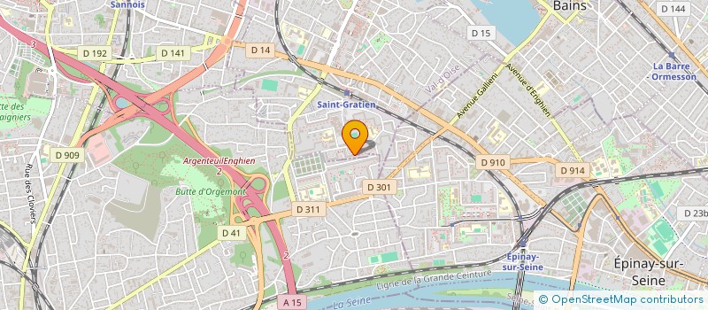 localisation de l'entreprise MONSIEUR TIGRAN YERITSYAN  SAINT-GRATIEN