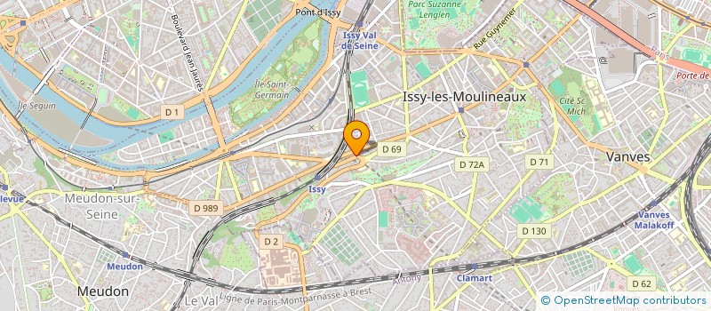 localisation de l'entreprise MONSIEUR TIGRANE HEKIMIAN à ISSY-LES-MOULINEAUX