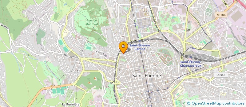 localisation de l'entreprise MONSIEUR TIHOMIR MANDOV  SAINT-ETIENNE