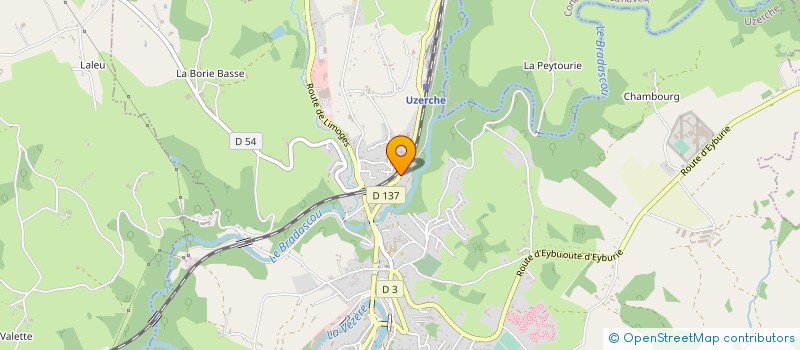 localisation de l'entreprise MONSIEUR TIJANI BACCOUCHE  UZERCHE