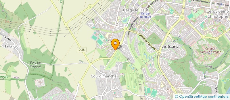 localisation de l'entreprise MONSIEUR TIJANI BACHAR  COURDIMANCHE